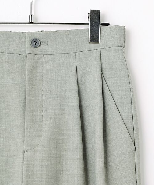 Harriss / ハリス スラックス・ドレスパンツ | 2タックテーパードパンツ | 詳細3