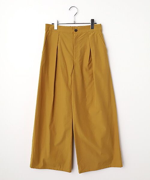 Harriss / ハリス その他パンツ | タックワイドパンツ（カーキベージュ）