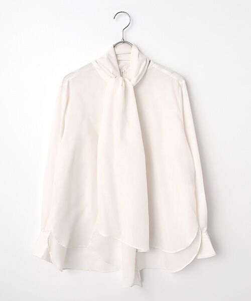 Harriss / ハリス シャツ・ブラウス | タイ付きブラウス（オフホワイト）