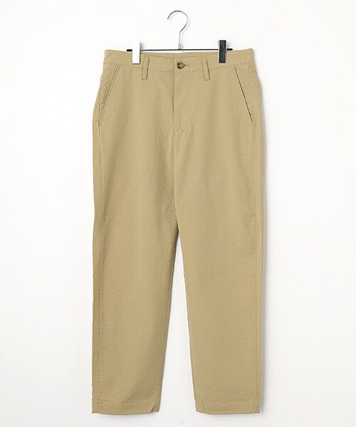 Harriss / ハリス チノ・ワークパンツ | ノータックテーパードパンツ　（BEIGE）