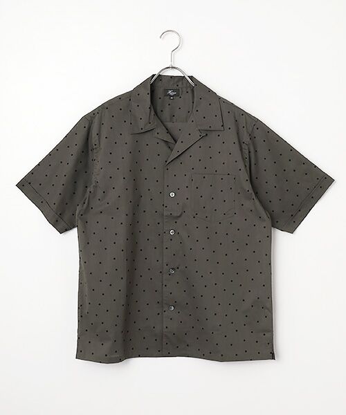 Harriss / ハリス シャツ・ブラウス | オープンカラーシャツ半袖コンフォートフィット（C.GRY）