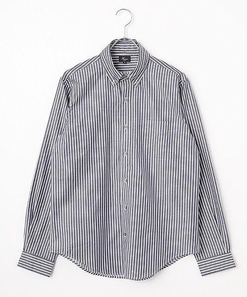 Harriss / ハリス シャツ・ブラウス | P/O風B.Dシャツ（BLUE）