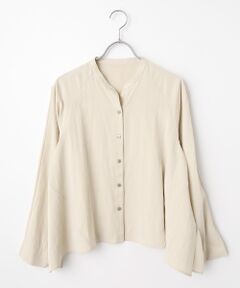 Harriss / ハリス シャツ・ブラウス | イレギュラーヘムバンドカラーブラウス