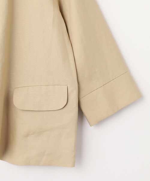 Harriss / ハリス ノーカラージャケット | ノーカラーカーデブルゾン | 詳細5