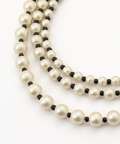 Harriss / ハリス ネックレス・ペンダント・チョーカー | コットンパール3連ネックレス | 詳細2