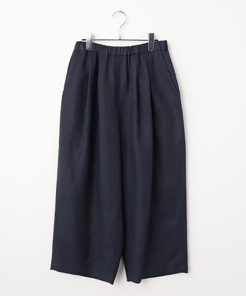 Harriss / ハリス ショート・ハーフ・半端丈パンツ | バルーンシルエットパンツ（ネイビーブルー）