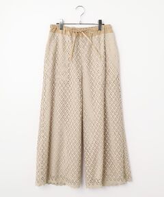 Harriss / ハリス スラックス・ドレスパンツ | レースワイドフレヤーパンツ