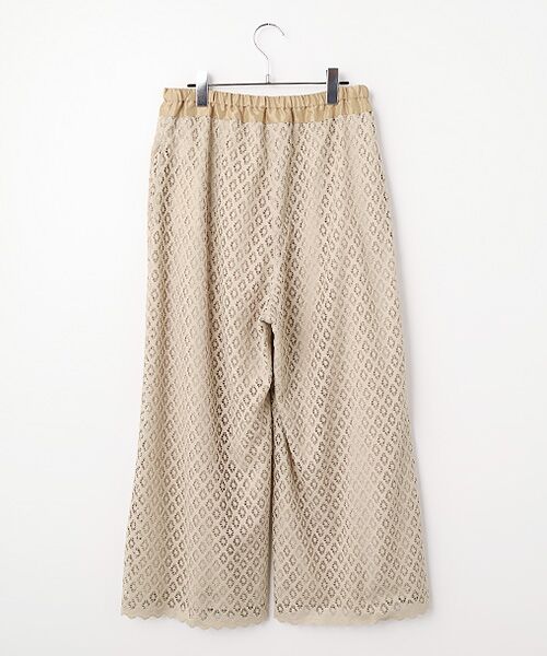 Harriss / ハリス スラックス・ドレスパンツ | レースワイドフレヤーパンツ | 詳細2
