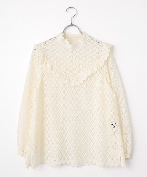 Harriss / ハリス シャツ・ブラウス | フリルレースブラウス（生成色）