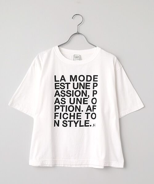 Harriss / ハリス Tシャツ | La mode～柄（ホワイト）