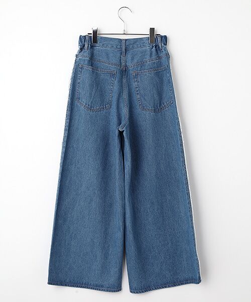 Harriss / ハリス デニムパンツ | フリンジ５ポケットワイドパンツ | 詳細2