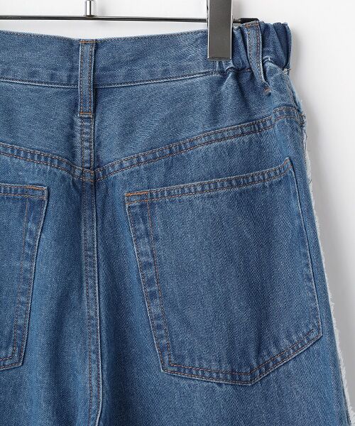 Harriss / ハリス デニムパンツ | フリンジ５ポケットワイドパンツ | 詳細4