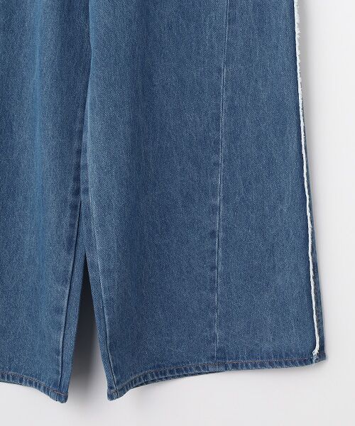 Harriss / ハリス デニムパンツ | フリンジ５ポケットワイドパンツ | 詳細5