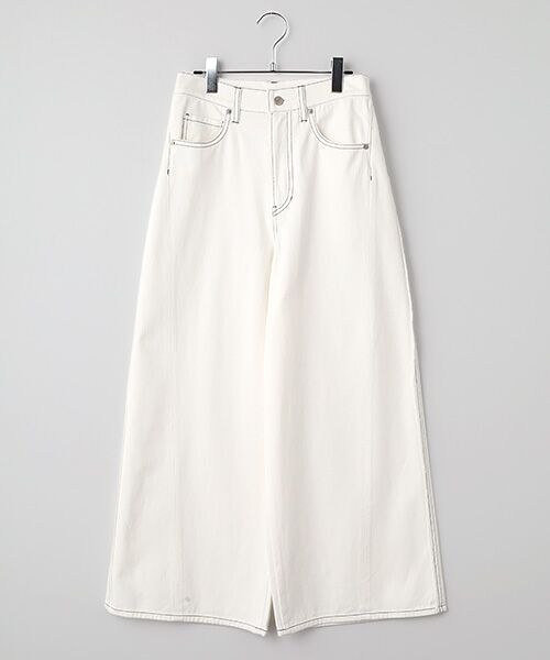 Harriss / ハリス その他パンツ | フリンジ５ポケットワイドパンツ（ホワイト）