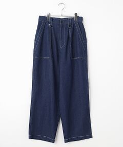 Harriss / ハリス デニムパンツ | 1タックベーカーパンツ