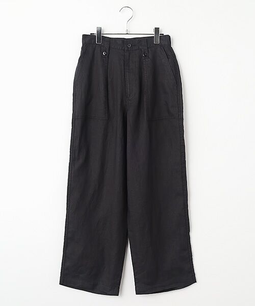 Harriss / ハリス その他パンツ | 1タックベーカーパンツ（ブラック）