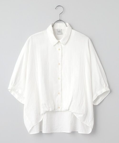 Harriss / ハリス シャツ・ブラウス | フロントタックドルマンシャツ（オフホワイト）