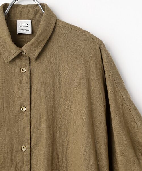 Harriss / ハリス シャツ・ブラウス | フロントタックドルマンシャツ | 詳細4