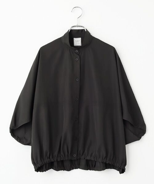 Harriss / ハリス シャツ・ブラウス | ポンチョシャツブルゾン（ブラック）