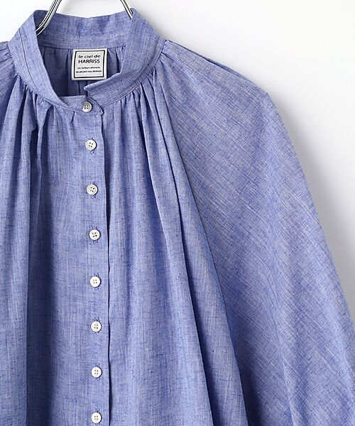 Harriss / ハリス シャツ・ブラウス | ボリュームスリーブミニカラーシャツ | 詳細4