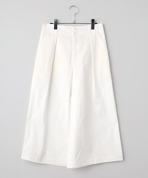 Harriss / ハリス ショート・ハーフ・半端丈パンツ | セミワイドクロップドパンツ（オフホワイト）