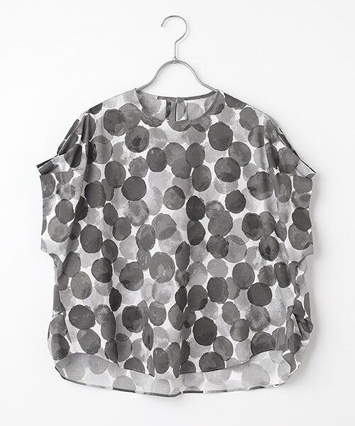 Harriss / ハリス シャツ・ブラウス | タックスリープブラウス（グレー）