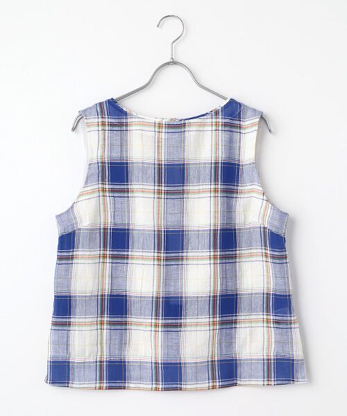 Harriss / ハリス シャツ・ブラウス | ノースリーブブラウス（ブルー）