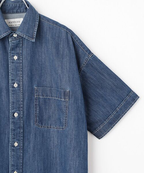Harriss / ハリス シャツ・ブラウス | ハーフスリーブオーバーシャツ | 詳細3