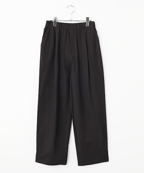 Harriss / ハリス その他パンツ | タック入ストレートイージーパンツ（ブラック）