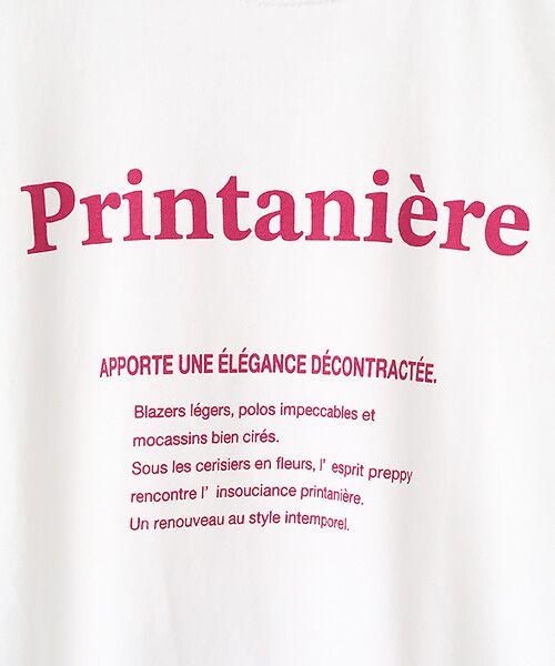 Harriss / ハリス Tシャツ | Printanièreプリント | 詳細1