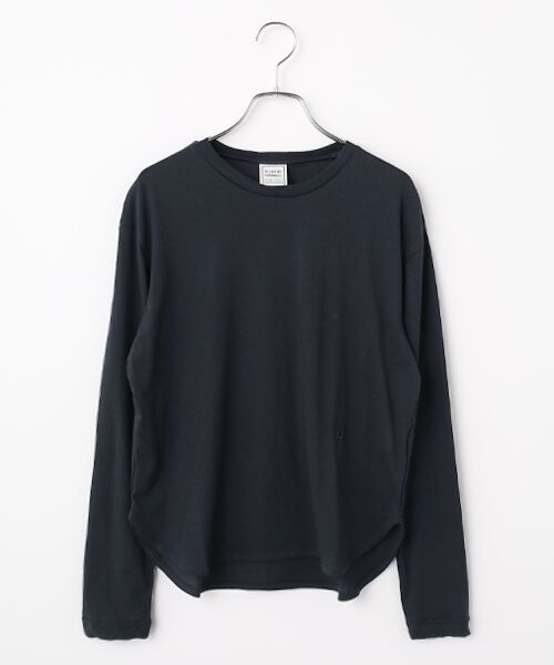 Harriss / ハリス カットソー | シャツテールTシャツ（ネイビーブルー）
