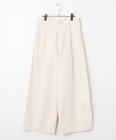 Harriss / ハリス チノ・ワークパンツ | タック入セミワイドパンツ