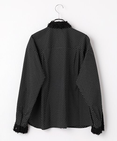 Harriss / ハリス シャツ・ブラウス | カットジャカードトリミングシャツ | 詳細3