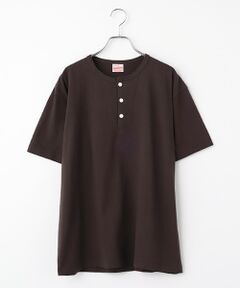 Healthknit / ヘルスニット Tシャツ | トンプキンス　ヘンリーネック半袖Tシャツ