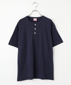 Healthknit / ヘルスニット Tシャツ | トンプキンス　ヘンリーネック半袖Tシャツ