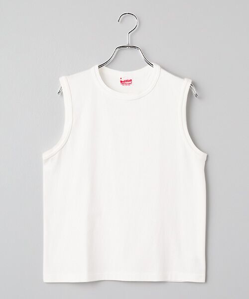 Healthknit / ヘルスニット Tシャツ | 【レディース】トンプキンス　ノースリーブ（オフ）
