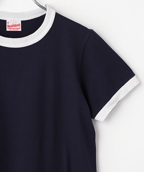 Healthknit / ヘルスニット Tシャツ | 【レディース】トンプキンス　リンガークルーネック半袖Tシャツ | 詳細4