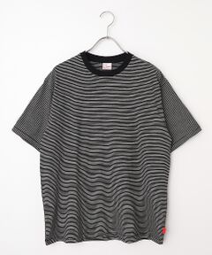 Healthknit / ヘルスニット Tシャツ | ナローボーダー　クルーネック半袖Tシャツ