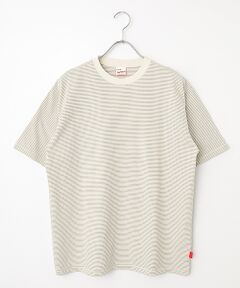 Healthknit / ヘルスニット Tシャツ | ナローボーダー　クルーネック半袖Tシャツ