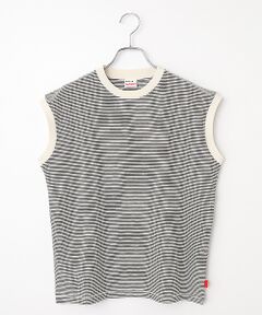 Healthknit / ヘルスニット Tシャツ | 【レディース】ナローボーダー　スリーブレス