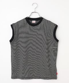 Healthknit / ヘルスニット Tシャツ | 【レディース】ナローボーダー　スリーブレス