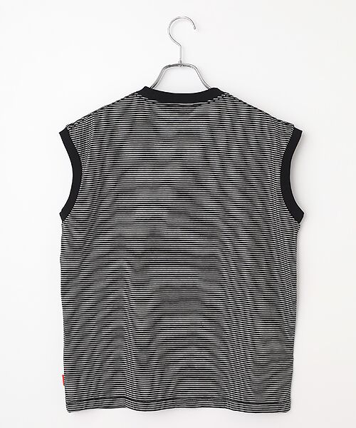 Healthknit / ヘルスニット Tシャツ | 【レディース】ナローボーダー　スリーブレス | 詳細2