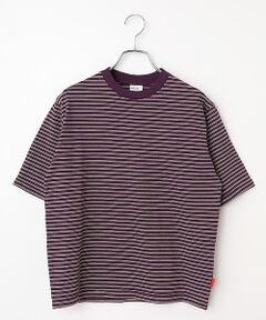 Healthknit / ヘルスニット Tシャツ | 【レディース】 クラシックボーダー　クルーネック半袖Tシャツ