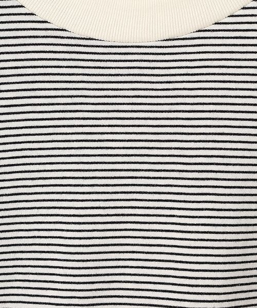 Healthknit / ヘルスニット Tシャツ | 【レディース】　ナローボーダー　サイドスリット　クルーネック長袖Tシャツ | 詳細5