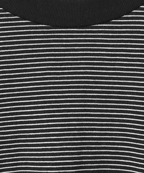 Healthknit / ヘルスニット Tシャツ | 【レディース】　ナローボーダー　サイドスリット　クルーネック長袖Tシャツ | 詳細6