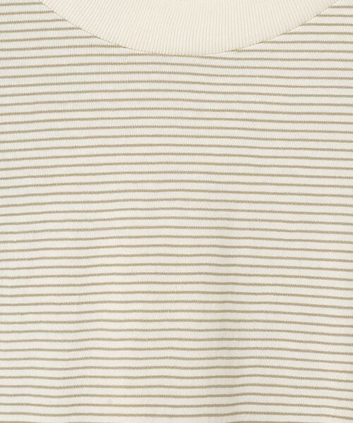 Healthknit / ヘルスニット Tシャツ | 【レディース】　ナローボーダー　サイドスリット　クルーネック長袖Tシャツ | 詳細7