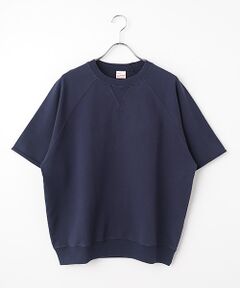 Healthknit / ヘルスニット スウェット | フェーデッドライトウェイトスウェット　カットオフクルーネック半袖