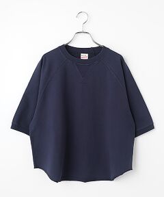 Healthknit / ヘルスニット スウェット | 【レディース】　フェーデッドライトウェイトスウェット　カットオフクルーネック半袖