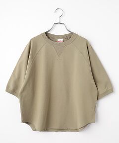 Healthknit / ヘルスニット スウェット | 【レディース】　フェーデッドライトウェイトスウェット　カットオフクルーネック半袖
