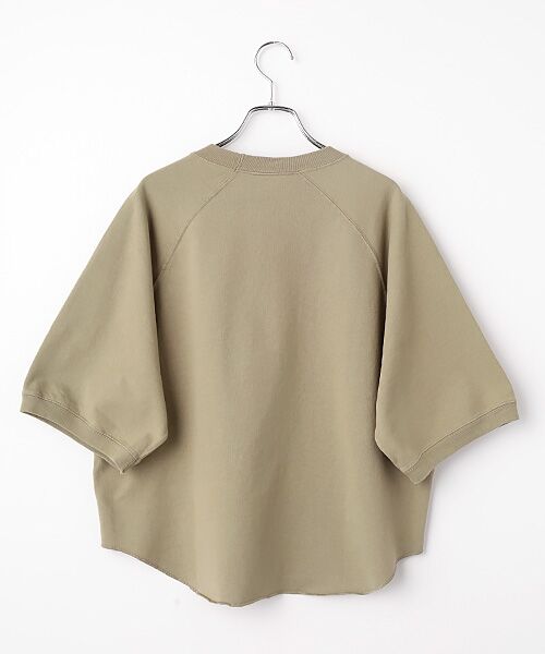Healthknit / ヘルスニット スウェット | 【レディース】　フェーデッドライトウェイトスウェット　カットオフクルーネック半袖 | 詳細3